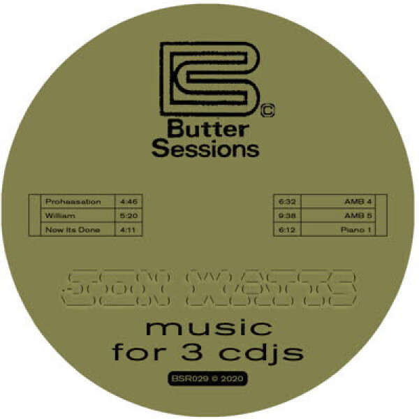 JON WATTS - MUSIC FOR 3 CDJS