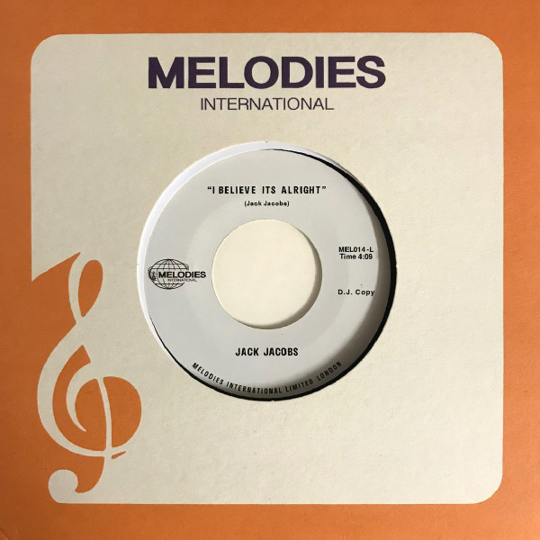 Jack Jacobs - I Believe It's Alright