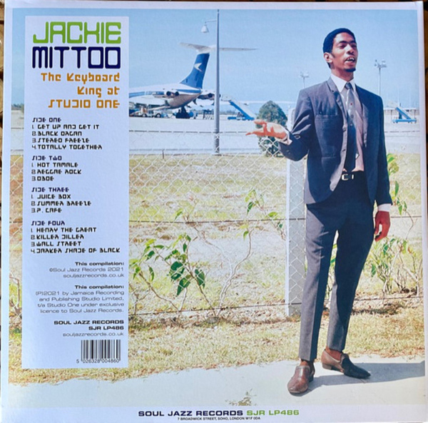Jackie Mittoo - THE KEYBOARD KING AT STUDIO ONE - BLUE COLORED (Back)
