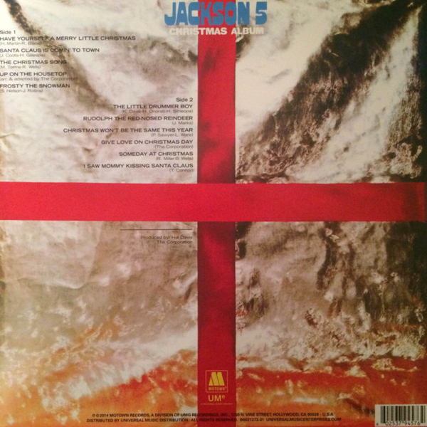 Jackson 5 - Christmas Album (Back)