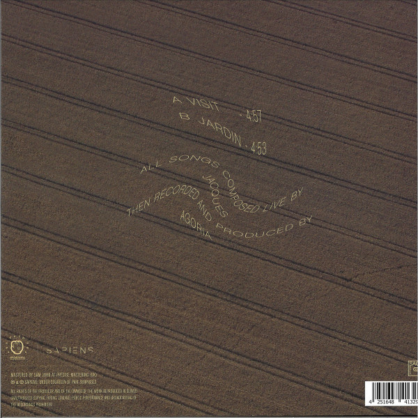Jacques & Agoria - Visit EP (Back)
