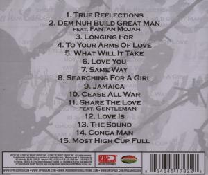 Jah Cure - True Reflections-A New Beginning (Back)