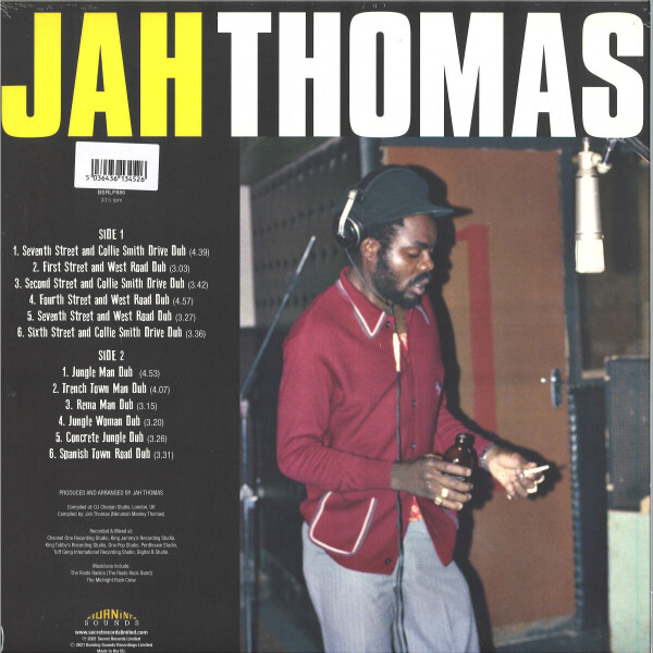 Jah Thomas - Dub Of Dubs (Colored LP) (Back)