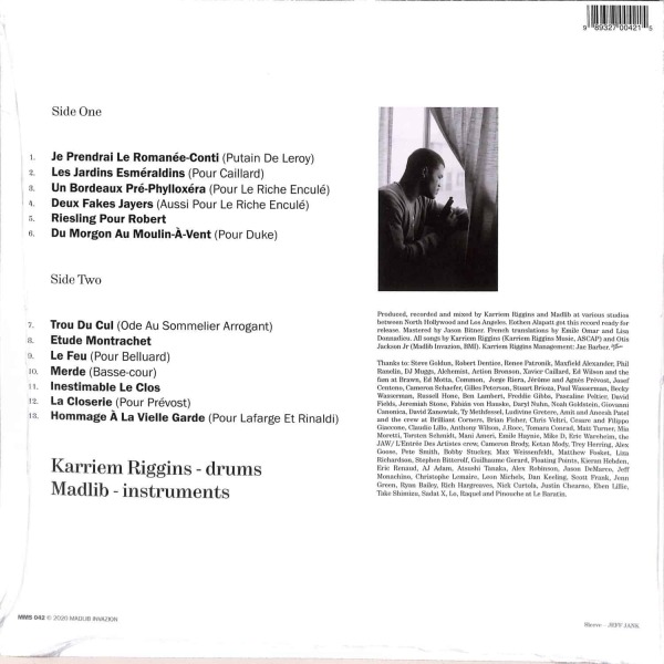 Jahari Massamba Unit - Pardon My French (Back)