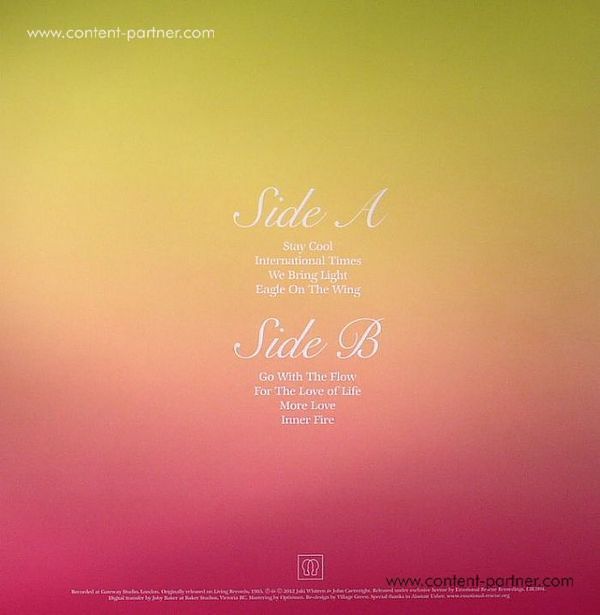 Jaki WHITREN/JOHN CARTWRIGHT - International Times (180 gram reissue) (Back)