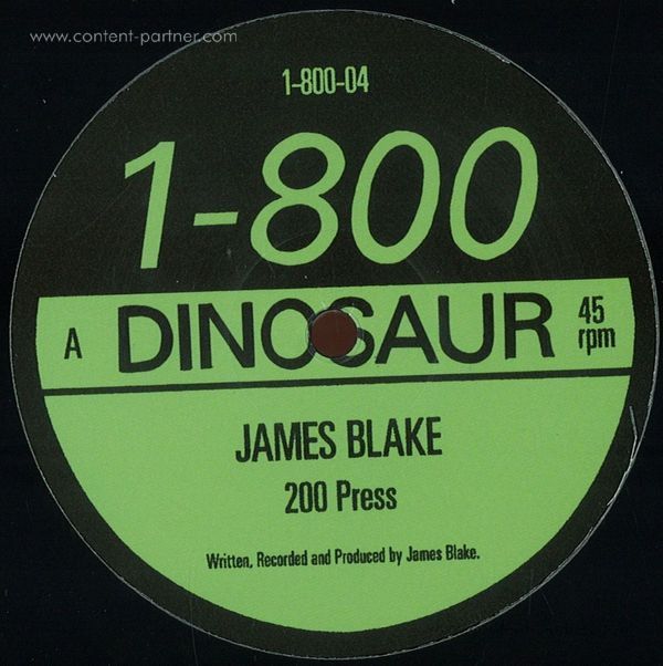 James Blake - 200 Press (12''+7'' Double Pack)