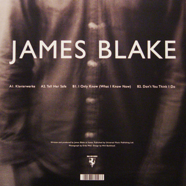 James Blake - Klavierwerke EP (Back)