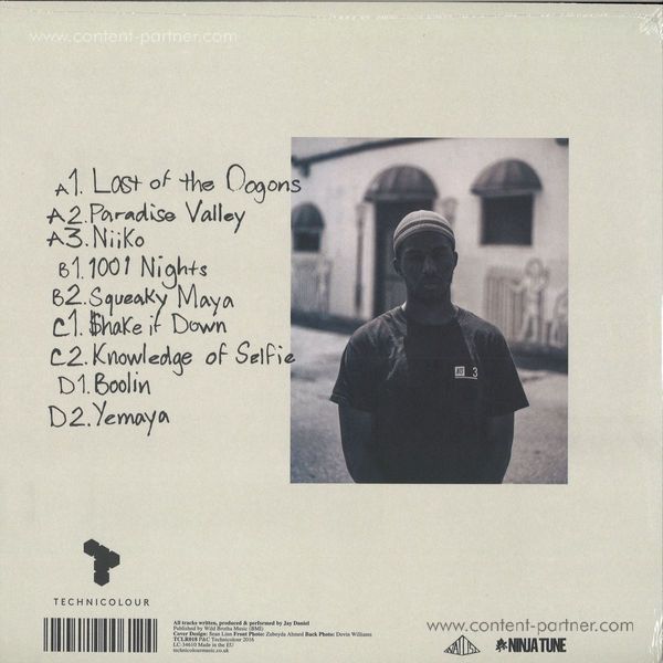 Jay Daniel - Broken Knowz (2lp+mp3) (Back)