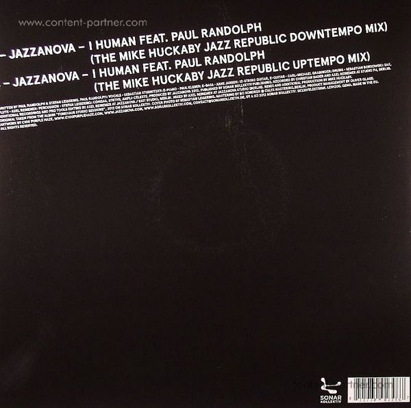 Jazzanova - I Human (Mike Huckaby Rmx Lim.ed.) (Back)