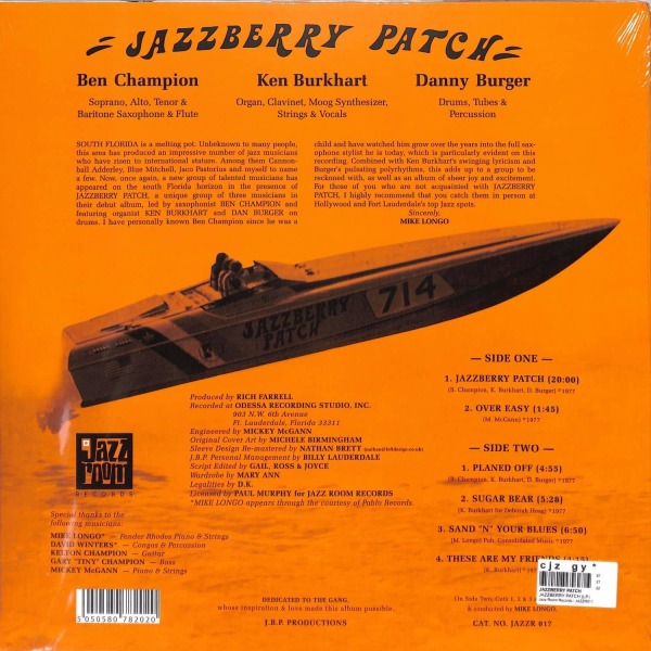 Jazzberry Patch - Jazzberry Patch (Back)