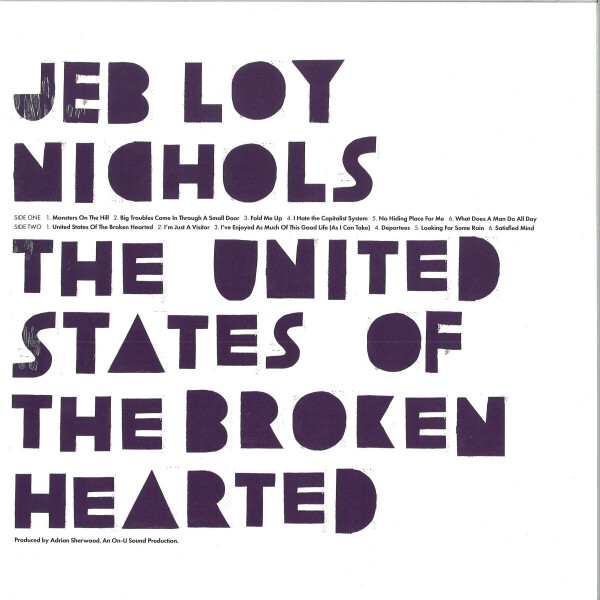 Jeb Loy Nichols - United States Of The Broken Hearted (LP+DL) (Back)