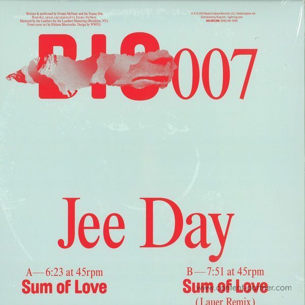 Jee Day - Sum Of Love (Back)