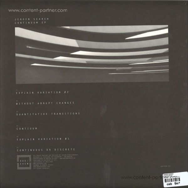 Jeroen Search - Continuum EP (Back)