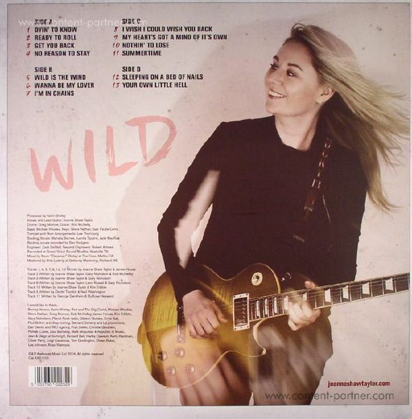 Joanne Shaw Taylor - Wild (LP + MP3) (Back)