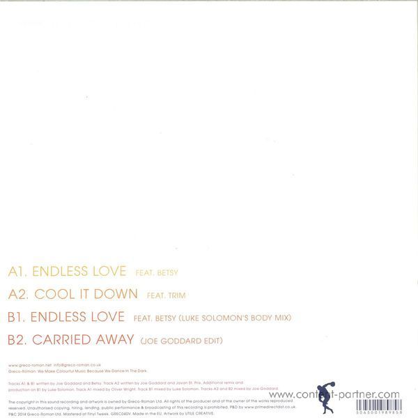 Joe Goddard - Endless Love (feat. Betsy) (Back)