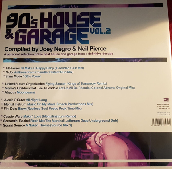 Joey Negro / Neil Pierce / Various Artists - 90s House & Garage Vol. 2 (Back)