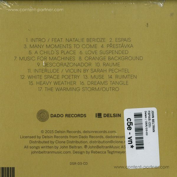 John Beltran - Espais (CD) (Back)