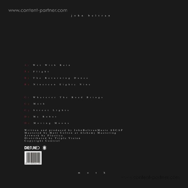 John Beltran - Moth (Back)