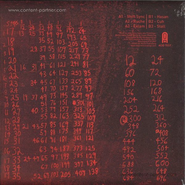 John Frusciante Presents Trickfinger - Trickfinger I I (Back)