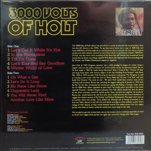 John Holt - 3000 Volts Of Holt (LP reissue) (Back)
