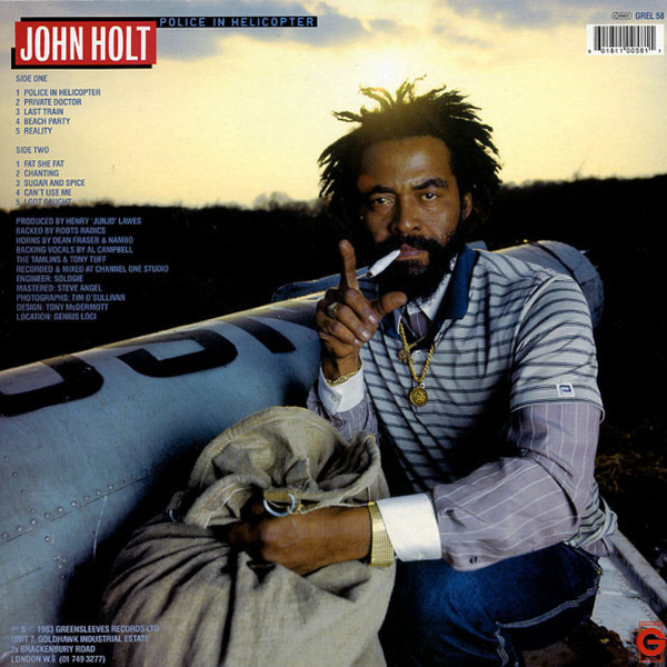 John Holt - Police In Helicopter (Back)