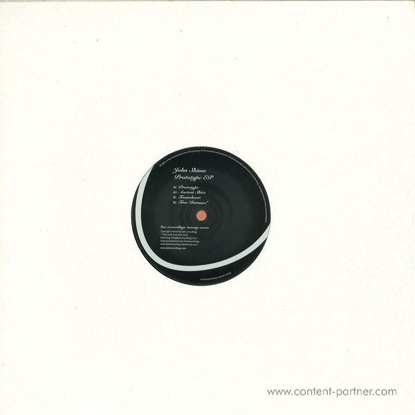 John Shima - Prototype EP (Back)