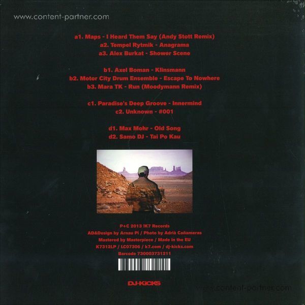 John Talabot - DJ Kicks (Deluxe Edition 2LP+CD/Gatefold) (Back)