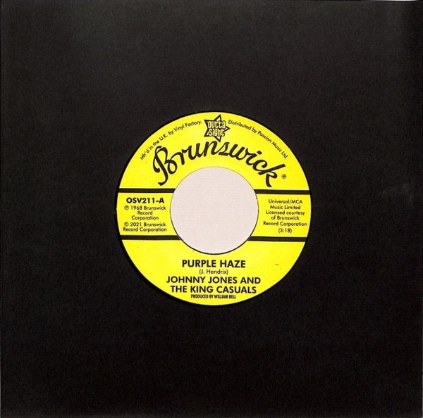 Johnny Jones/Gene Chandler - Purple Haze/There Was A Time