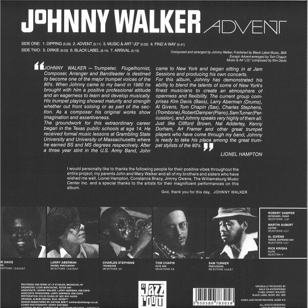 Johnny Walker - Advent (Back)