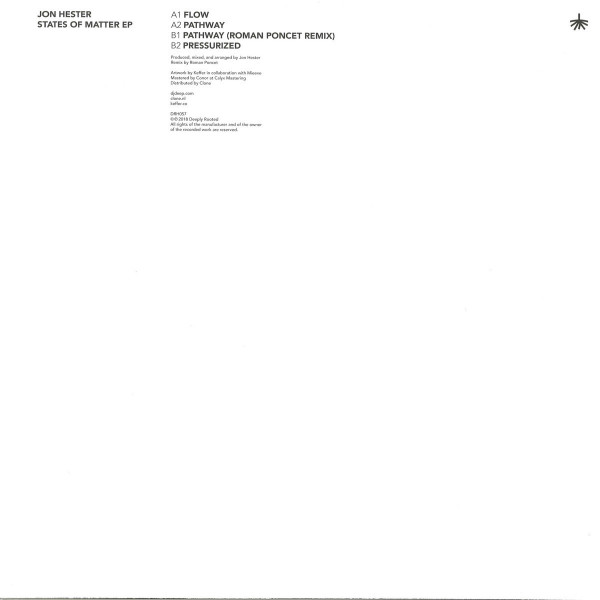 Jon Hester - States Of Matter EP (Back)