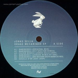 Jonas Sella - Orage Mecanique Ep (Vinyl only)