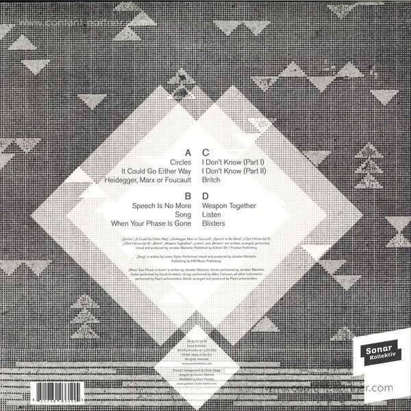 Jonatan Bäckelie - Darkness On The Edge Of Ecstasy (2LP+DL) (Back)