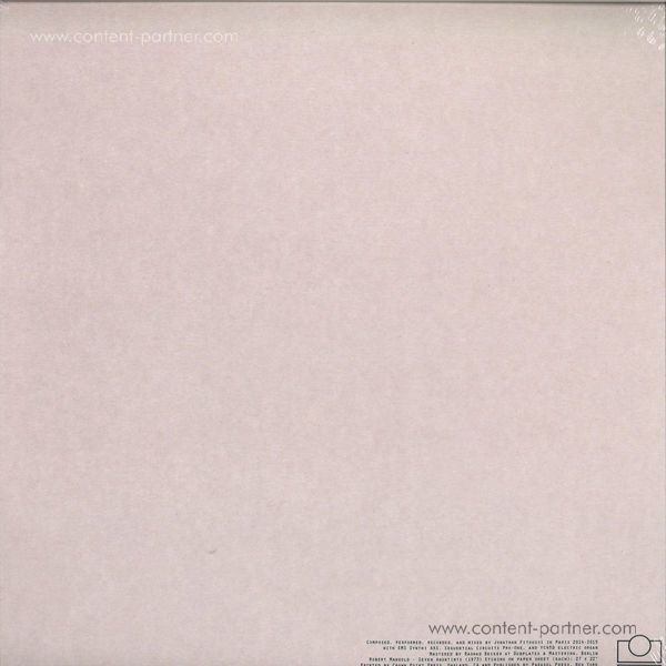 Jonathan Fitoussi - Imaginary Line (Back)
