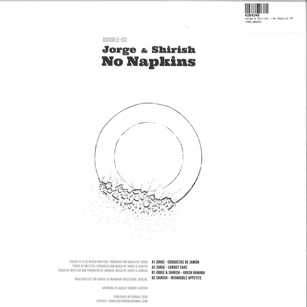 Jorge & Shirish - No Napkins (Back)