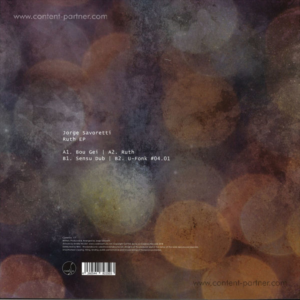 Jorge Savoretti - Ruth Ep (Back)