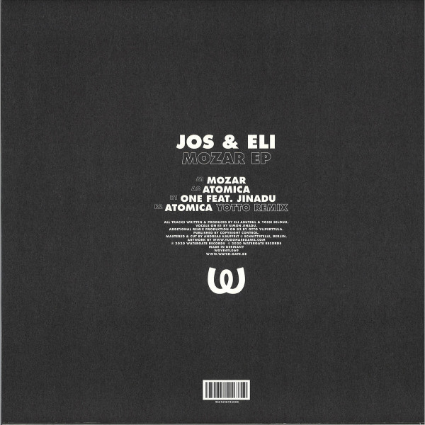 Jos & Eli - Mozar EP (w/Yotto Remix) (Back)
