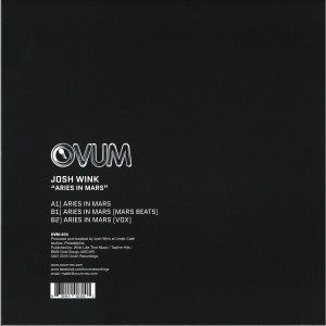 Josh Wink - Aries In Mars (Ovum 300!) (Back)