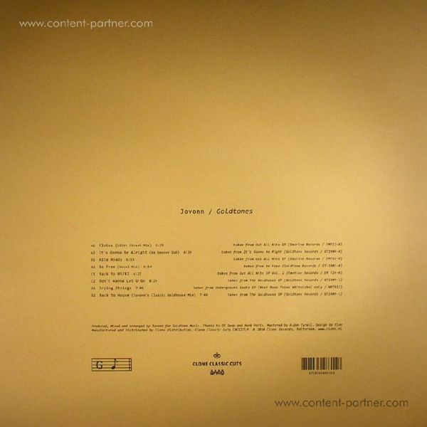 Jovonn - Goldtones (2LP) (Back)
