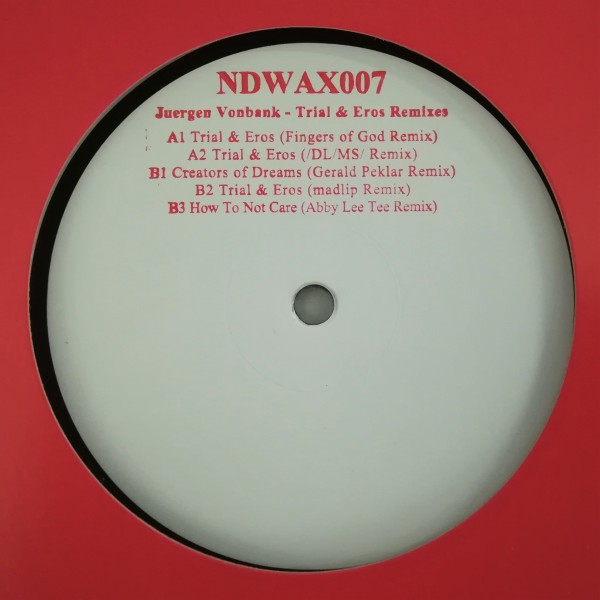 Juergen Vonbank - Trial & Eros Remixes (Back)