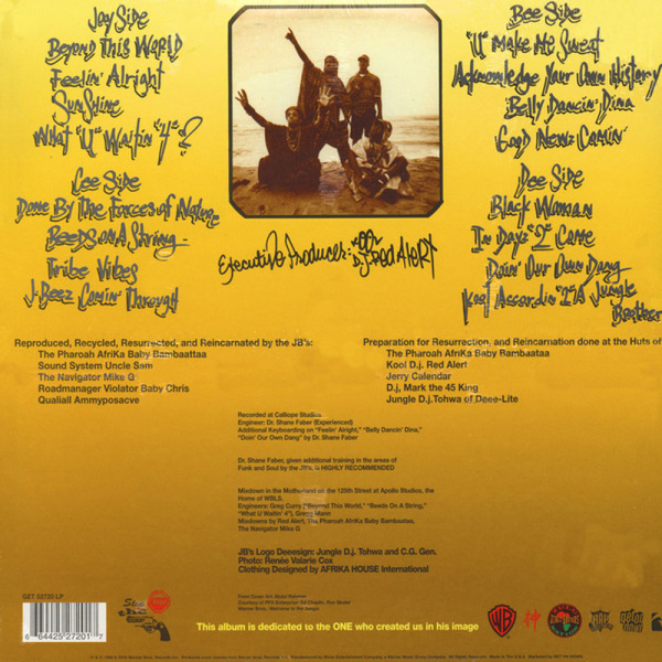 Jungle Brothers - Done By The Forces Of Nature (2LP) (Back)