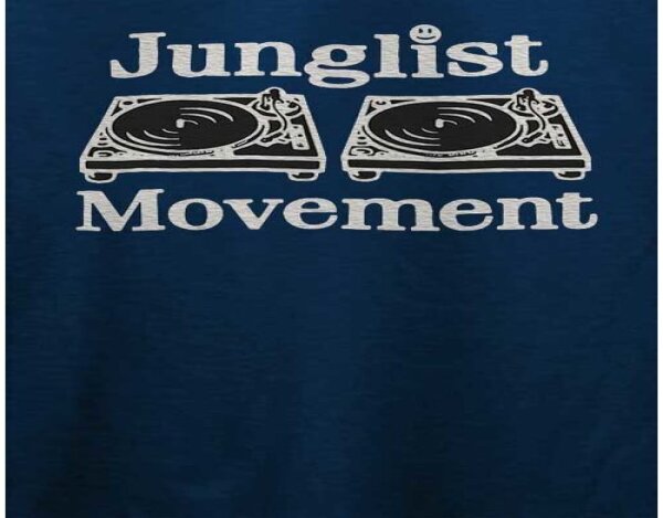 Junglist Movement - Men Tee (Blue / L)