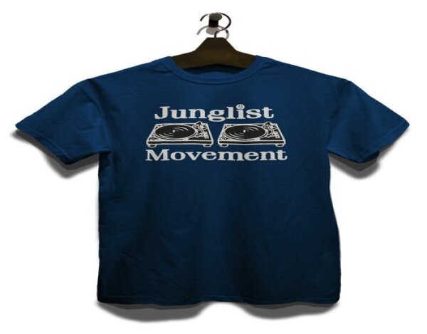 Junglist Movement - Men Tee (Blue / M) (Back)