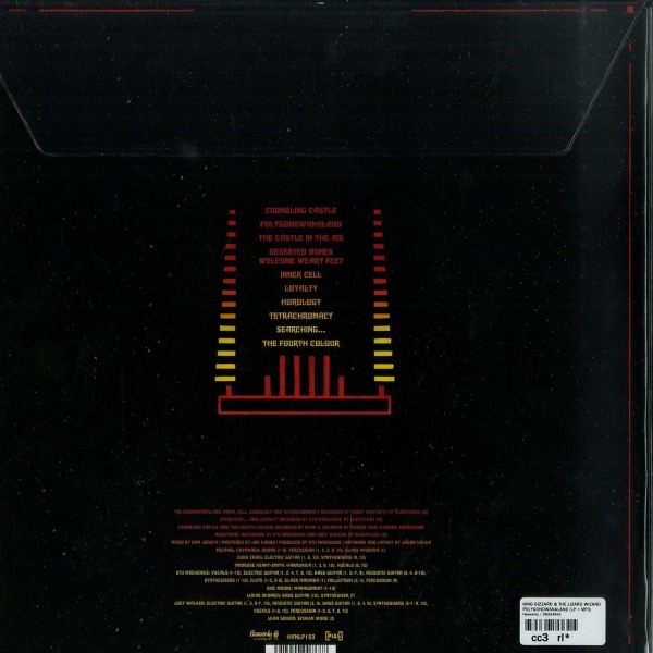 KING GIZZARD AND THE LIZARD WIZARD - POLYGONDWANALAND - SILVER VINYL LP (Back)