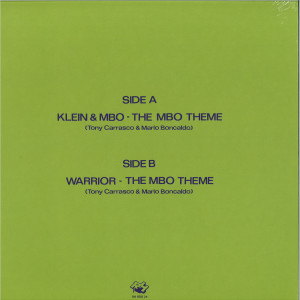 KLEIN & MBO - THE MBO THEME (Back)