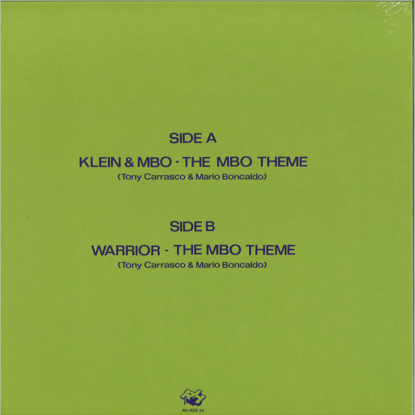 KLEIN & MBO - THE MBO THEME (Back)