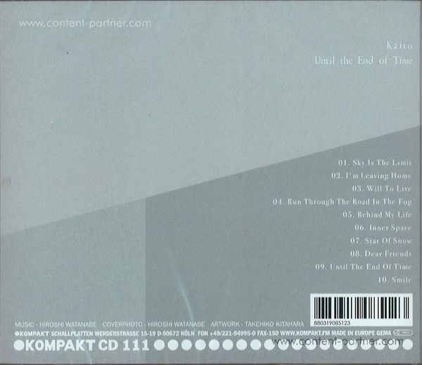 Kaito - Until The End Of Time (Back)