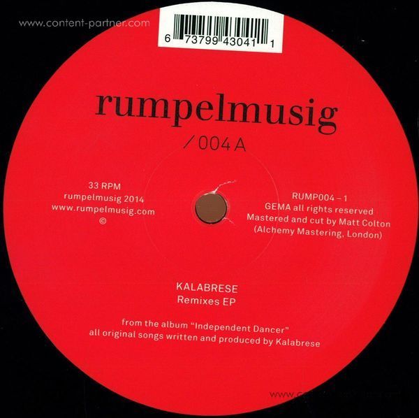 Kalabrese - Remixes Ep (Frank Wiedmann, Acid Pauli)