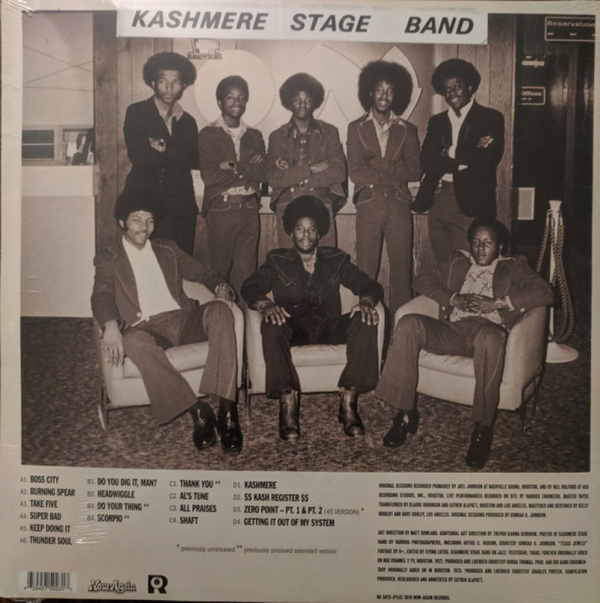 Kashmere Stage Band - Texas Thunder Soul (1968-1974) (2LP) (Back)