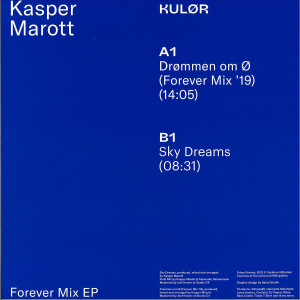 Kasper Marott - Forever Mix EP (+Poster) (Back)