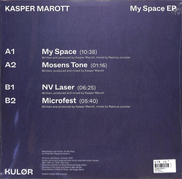 Kasper Marott - My Space EP (Back)